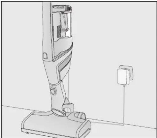 MIELE Triflex HX2 Sprinter - Akku laden (ohne Wandmontage) - 1
