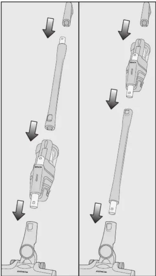MIELE Triflex HX2 Sprinter - Staubsauger zusammensetzen - 1