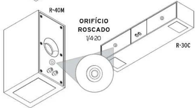 KLIPSCH R40SA - MONTAGEM NA PAREDE - 2