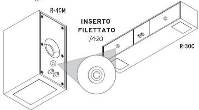 KLIPSCH R40SA - MONTAGGIO A PARETE - 2