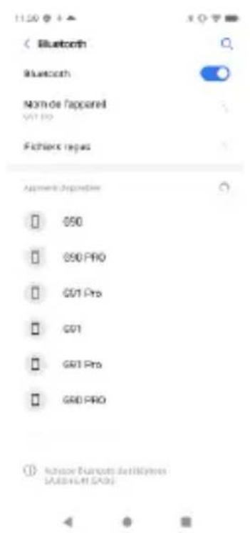 BLU G91S - Activation du Bluetooth - 1