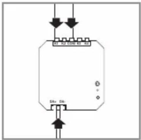 STEINEL PC4 - Anwendungsbeispel: 1 Taster - 3