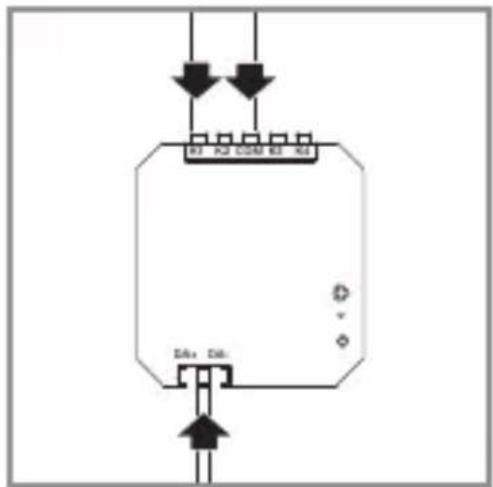 STEINEL PC4 - Kasutusnäide: 1 lüliti - 4