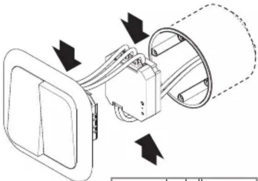 STEINEL PC4 - Esempio di applicazione: 2 pulsanti - 3