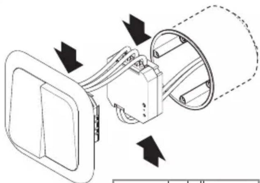 STEINEL PC4 - Käytöesimerkki: 2 painiketta - 3