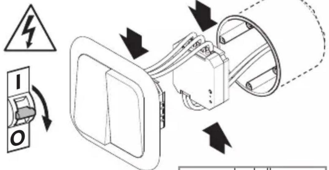 STEINEL PC4 - Toepassingsvoorbeeld: 2 schakelaars - 1