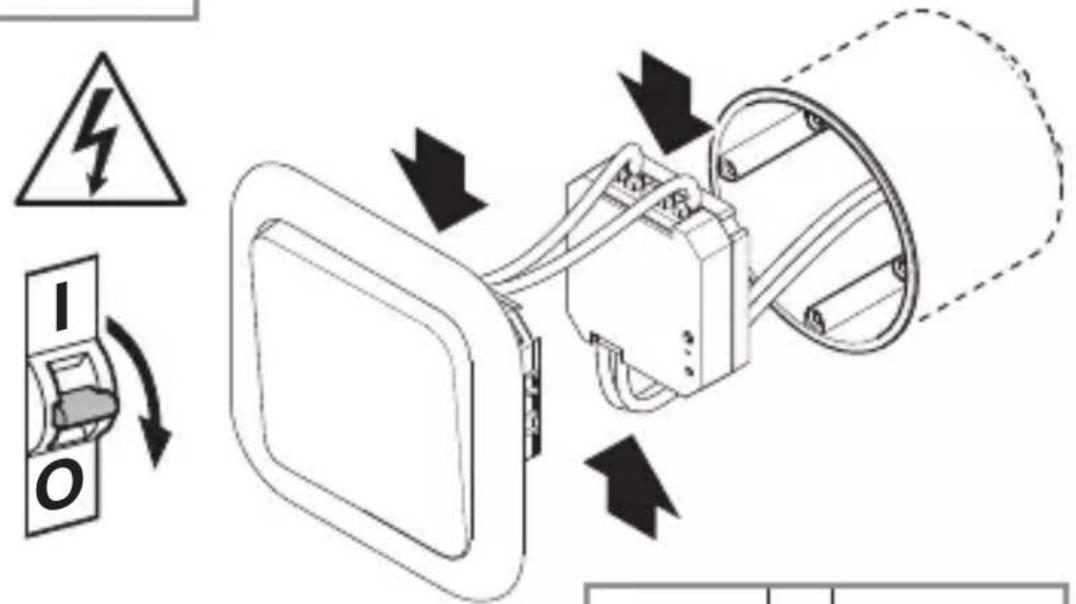 STEINEL PC4 - Esempio di applicazione: 1 pulsante - 1