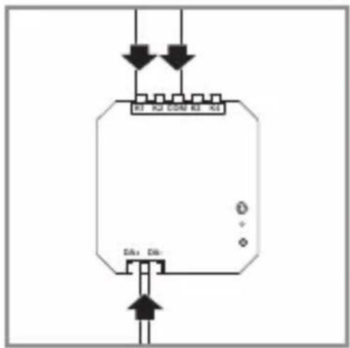 STEINEL PC4 - Exemple d'utilisation : 1 coupleur - 3