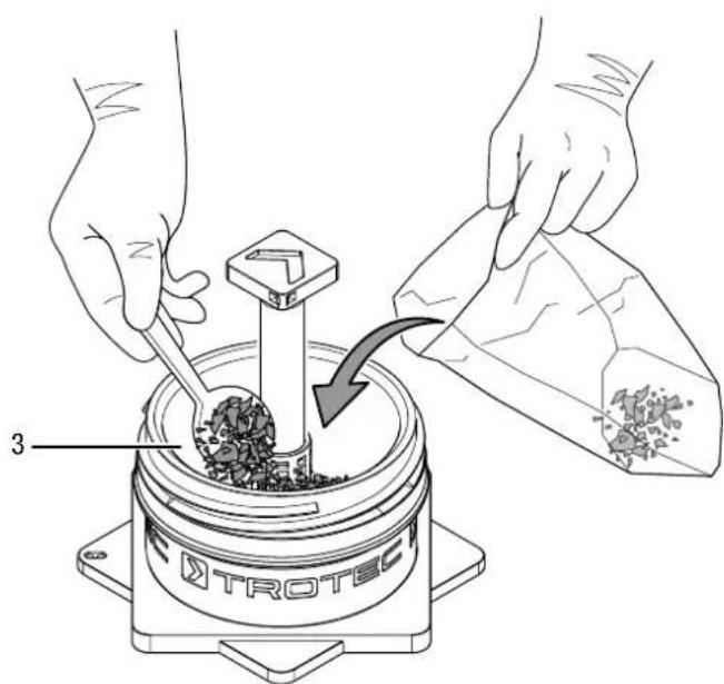 TROTEC CRH100 - Extraction de l'échantillon - 7