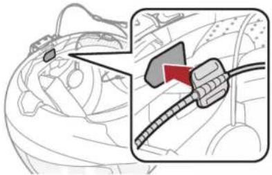 Sena Spider RT1 - Utilisation du microphone perché filaire - 2