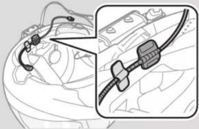 Sena Spider RT1 - Utilisation du microphone perché filaire - 3