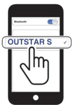 Sena Outstar S - Couplage lorsque le OUTSTAR S est allumé - 3