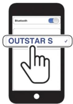 Sena Outstar S - Couplage lorsque le OUTSTAR S est eteint - 2