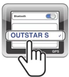 Sena Outstar S - Couplage GPS - 5