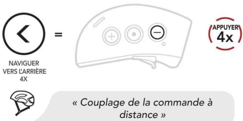 Sena X1 - Couplage avec la commande à distance - 2