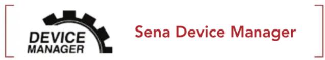 Sena R2 EVO - Sena device manager - 1