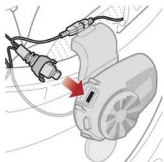 Sena 5S - Installation du microphone sur tige amovible - 5