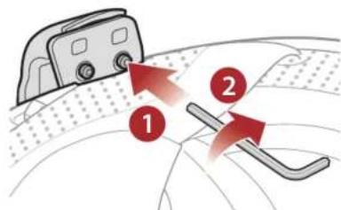 Sena 5S - Utilisation de la pince de fixation - 3