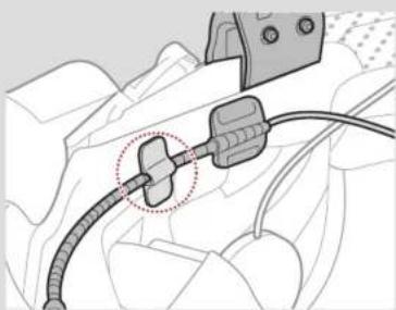 Sena 5S - Installation du microphone sur tige amovible - 7