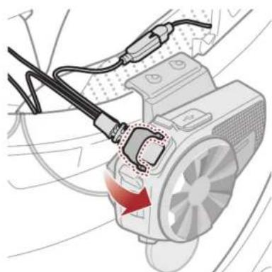 Sena Spider ST1 - Installation du microphone cable - 5