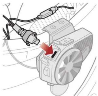 Sena Spider ST1 - Installation du microphone sur perché filaire - 7