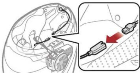 Sena Spider ST1 - Installation du microphone cable - 3
