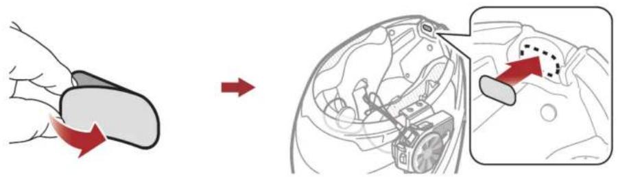 Sena Spider ST1 - Installation du microphone cable - 1
