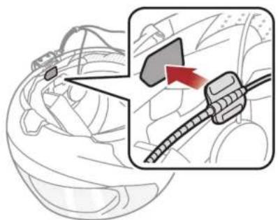 Sena Spider ST1 - Installation du microphone sur perché filaire - 2