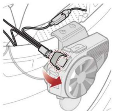 Sena Spider ST1 - Installation du microphone sur perché filaire - 8