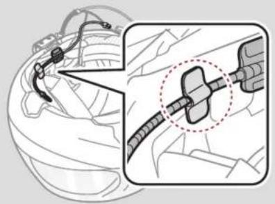 Sena Spider ST1 - Installation du microphone sur perché filaire - 3