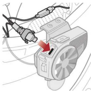 Sena Spider ST1 - Installation du microphone cable - 4