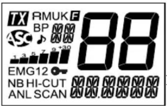 TX RMUKF BP ASC 1 3 5 7 9 10 EMG12 NB HI-CUT ANL SCAN 88