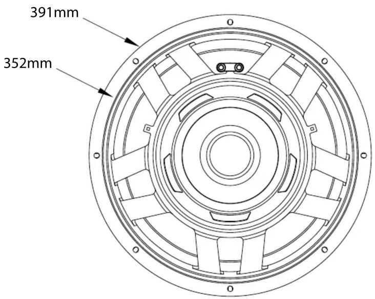 MTX Audio RT1504 - RT15-04 Dimensions - 1