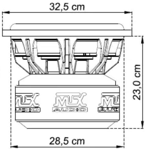MTX Audio RFL12 - RFL12 Dimensions : - 2