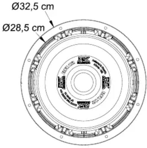 MTX Audio RFL12 - RFL12 Dimensions : - 1
