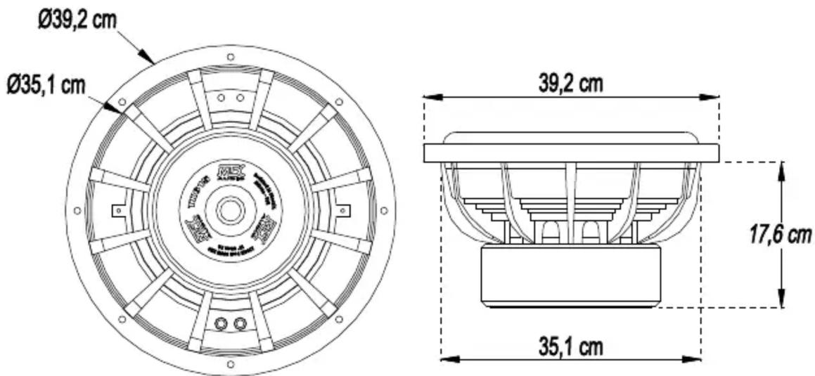 MTX Audio TX615 - TX615 Dimensions : - 1