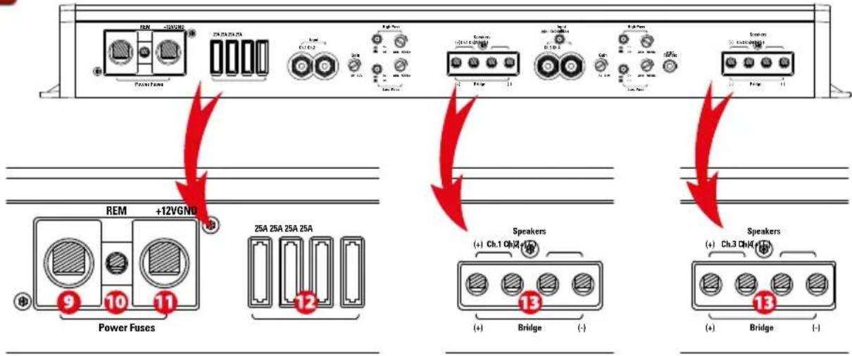 MTX Audio RFL4120 - Cnilobbie n akyctueckne podknoucheHra : - 1
