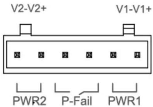 Edimax IGS1105P - II-2-2. Câbler le dispositif d'alarme P-Fail : - 1