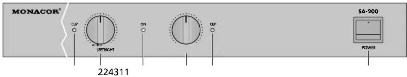 Monacor SA200 - Caractéristiques techniques - 1