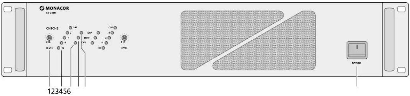 Monacor PA2240 - Caractéristiques techniques - 1
