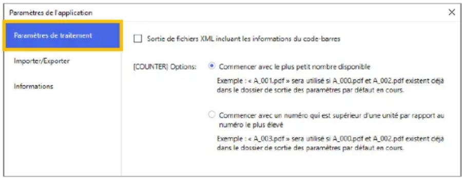 BROTHER ADS4900W - Modifier les règles de dénomination [COUNTER] - 1