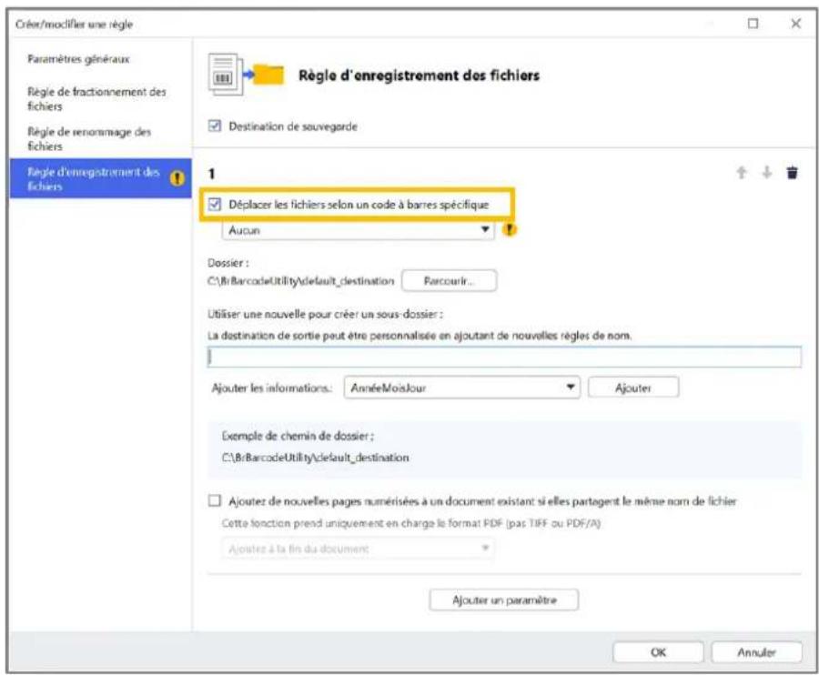 BROTHER ADS4900W - Configurer les paramètres d'enregistrement des fichiers - 4