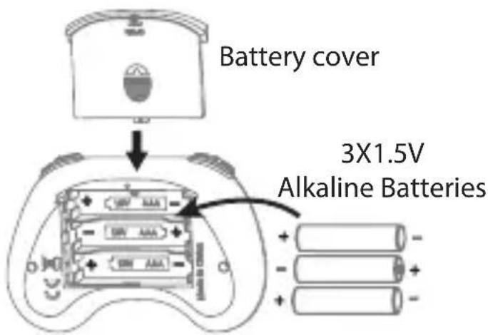 ARCHOS PicoDrone - Installing the batteries: - 1