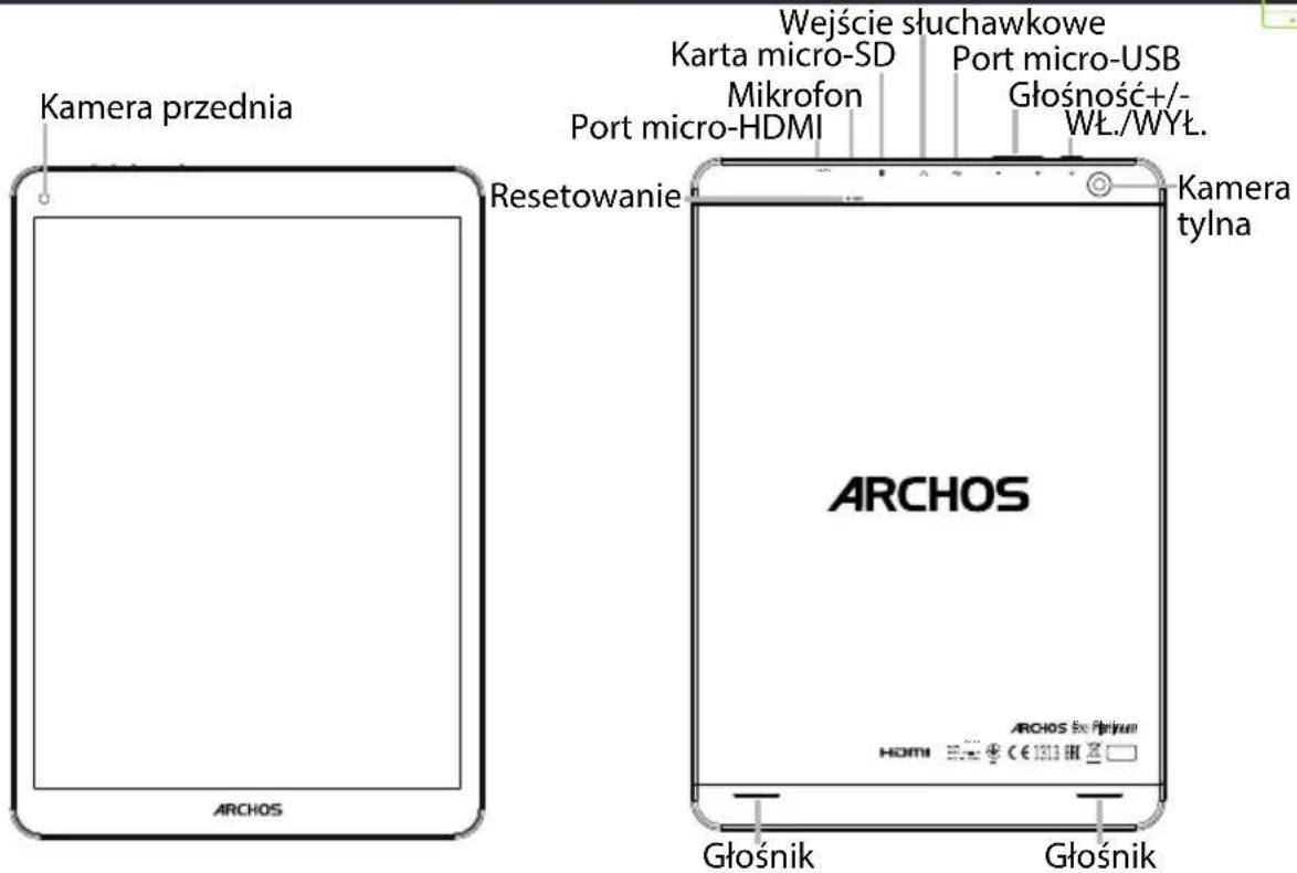 ARCHOS 97c Platinum - Opis urządzenia - 1