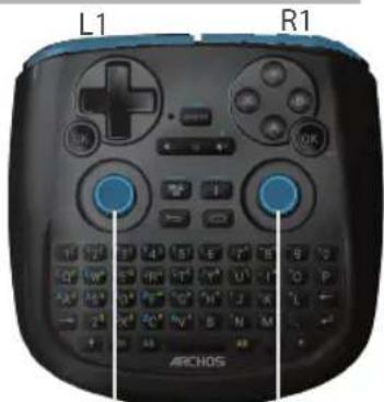 ARCHOS TV connect - Usar os dedos virtuais - 1