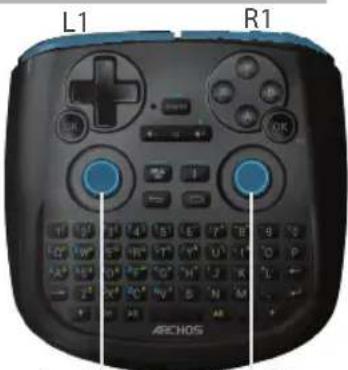 ARCHOS TV connect - Utilización de los dedos virtuales - 1