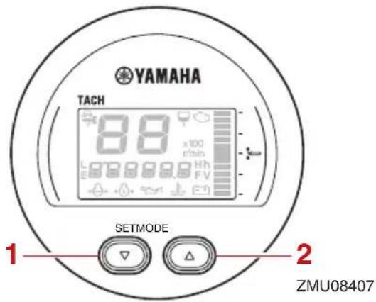 YAMAHA F60F (2022) - Compteurs multifonction 6Y8 - 1