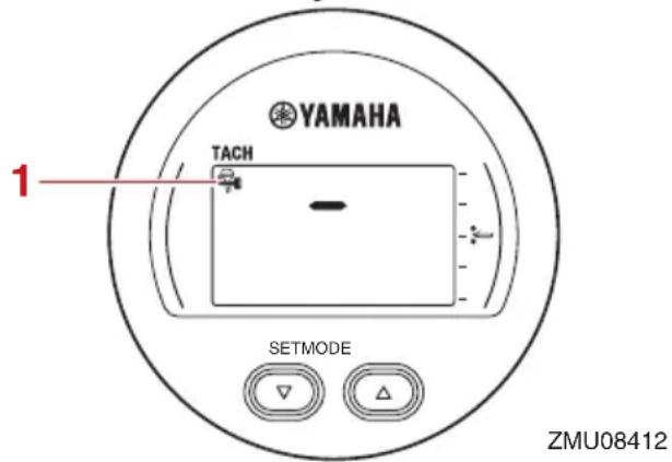 YAMAHA F60F (2022) - Indicateur Yamaha Security System (en option) - 1