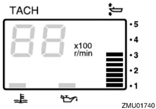 YAMAHA F60F (2022) - Indicateur de trim - 1