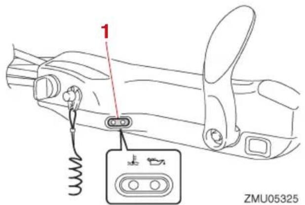 YAMAHA F60F (2022) - Indicateur d'alerte - 1